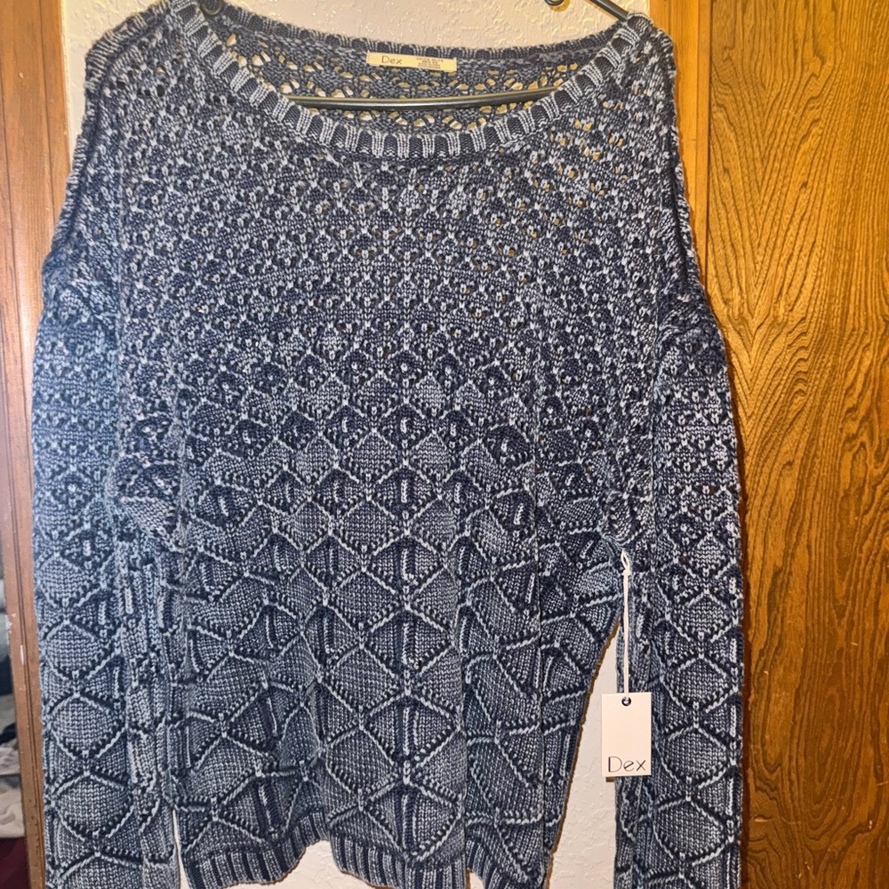 Dex Women's Blue Sweater